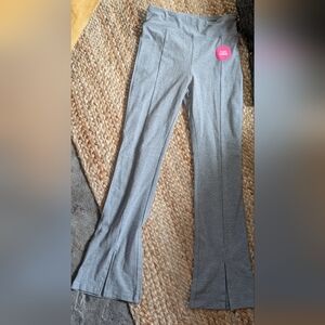 Gray Girls Flare Pants